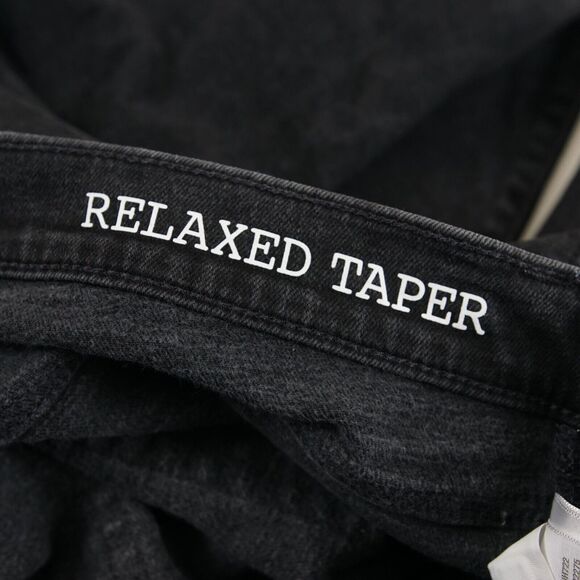 Madewell Relaxed Taper Instacozy Wool Blend Black Jeans Mens Sz 31 - Picture 10 of 13